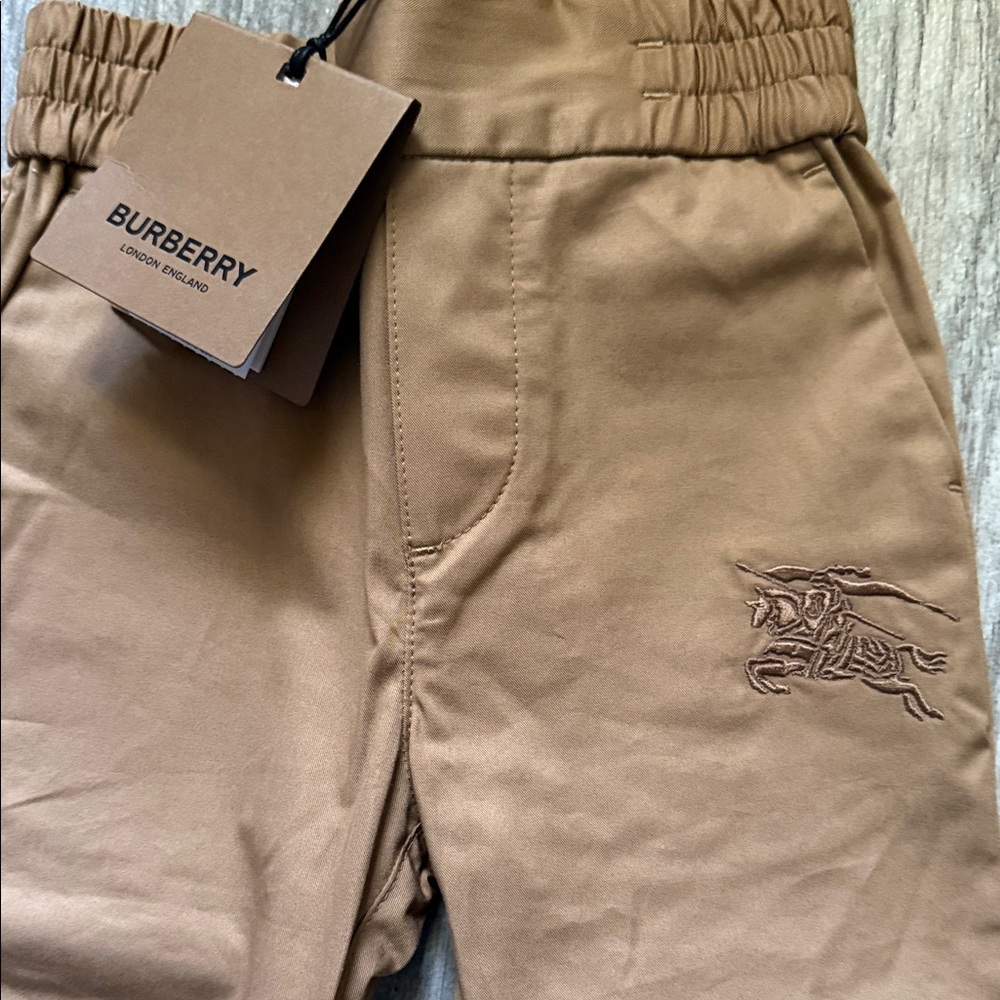 Burberry Kids Camel Brown Trousers - Picture 2 of 4